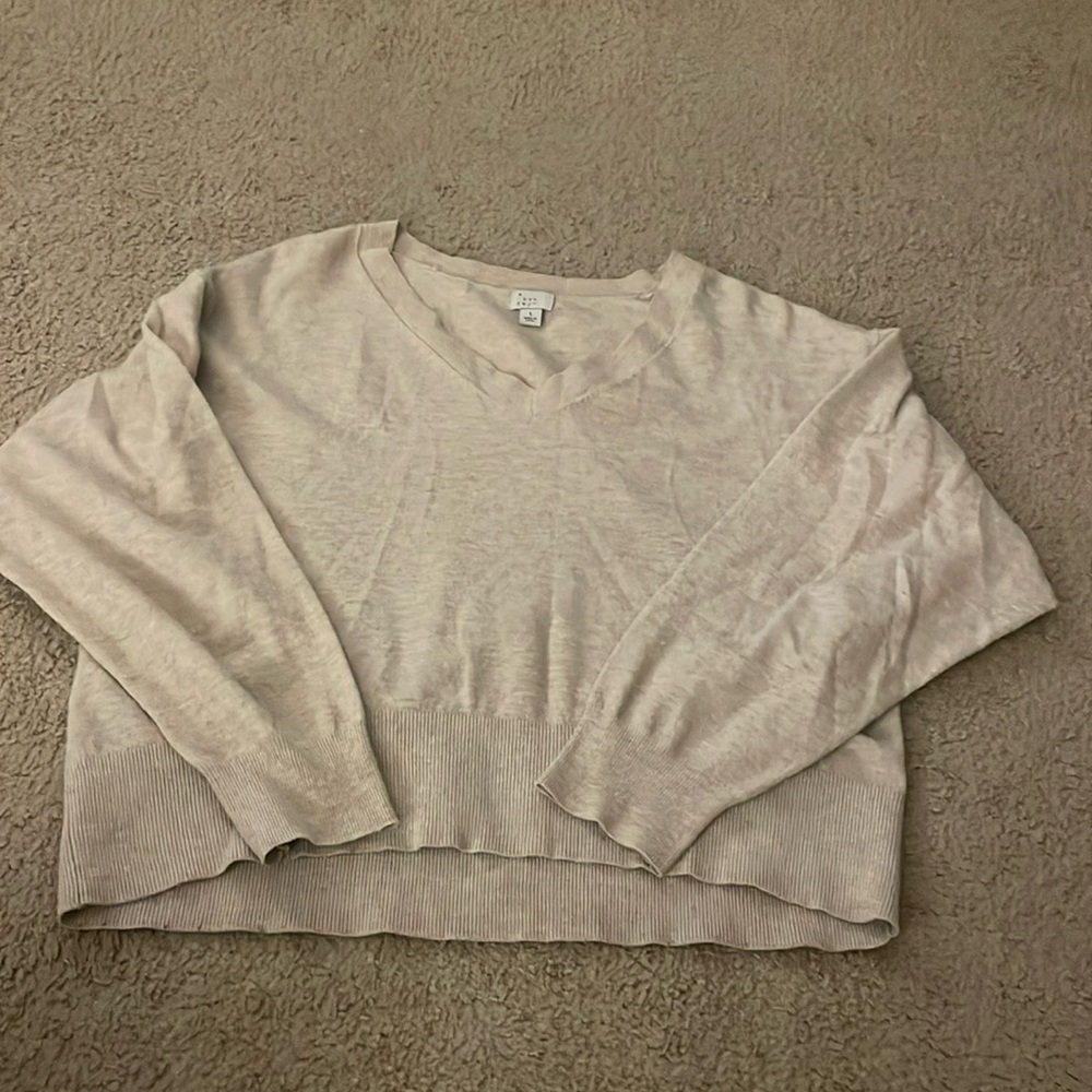 Cropped sweater